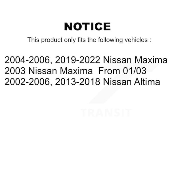 Rear Left Disc Brake Caliper For Nissan Altima Maxima